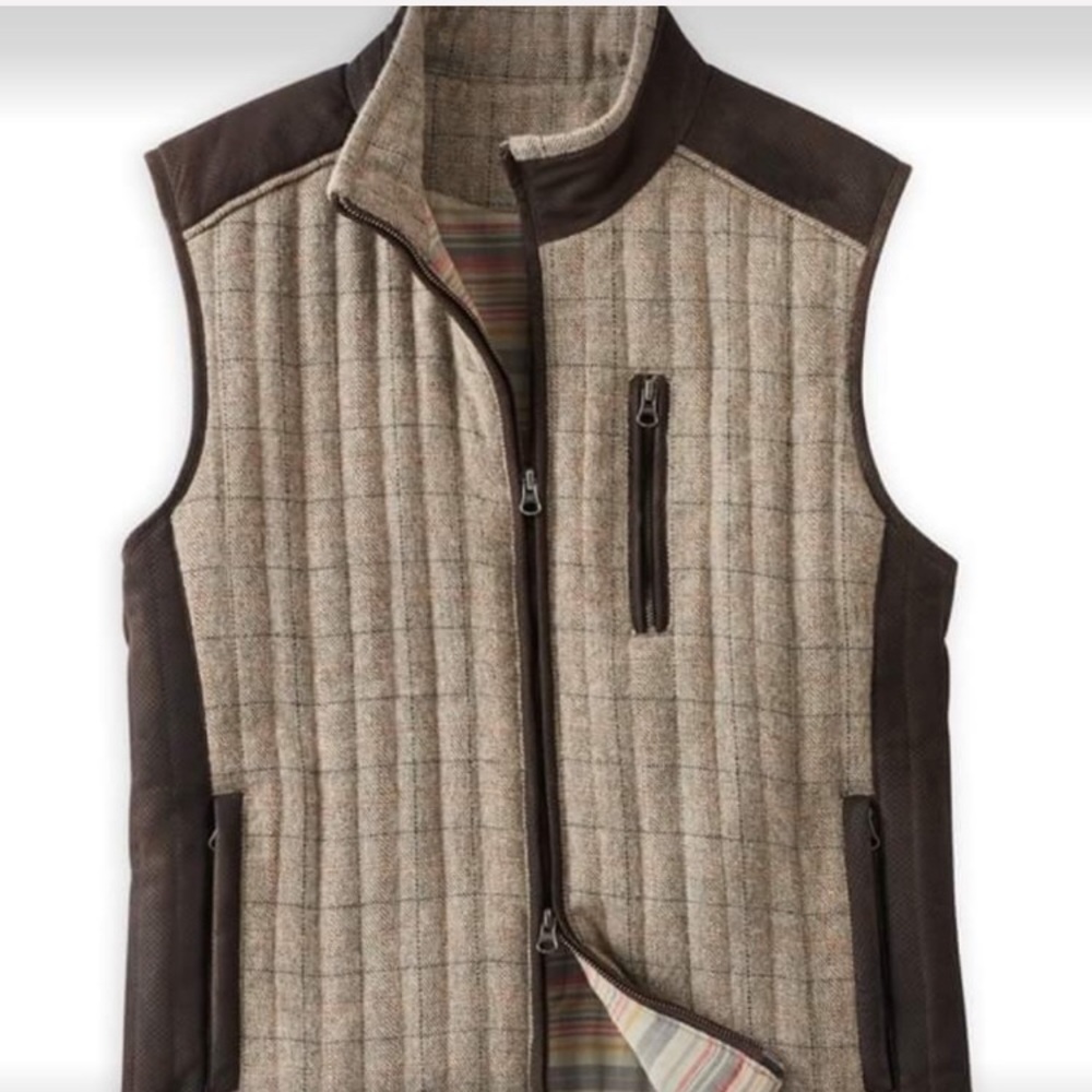 Nordstrom Flynt Suede Vest, Kirk Model